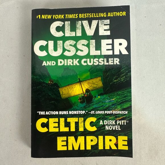 Clive Cussler & Dirk Cussler Celtic Empire Paperback 2019 Adventure Novel - Picture 1 of 3